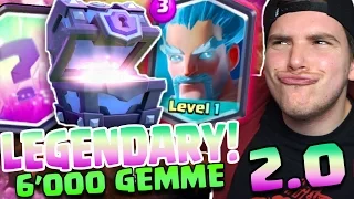 LEGENDARY in a SUPER MAGICAL CHEST!?? 2.0 +  DECK CHALLENGE - CLASH ROYALE ITA w/ Giampytek