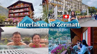 Jelly in Switzerland🇨🇭: Interlaken to Zermatt