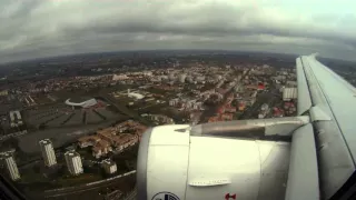 Air France A319 Landing at Toulouse Blagnac Airport