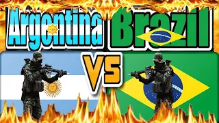 argentina vs brazil#military comparison argentina#military power vs BRazil military power 2021 🔥