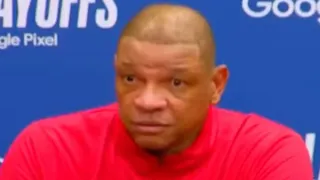 DOC RIVERS YELLS AT REPORTER AFTER ASKING STUPID QUESTION *HEATED*