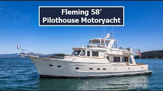 Fleming 58 Pilothouse Motoryacht "DAYBREAK" - 2016 - Walkthrough Tour