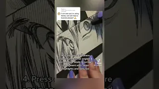 Traditional Manga Making Techniques- Using Screen Tone