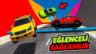 🚙 Eski ve Yeni Suv Arabalar Eğlenceli Sağlamlık Testinde 🚙 GTA 5