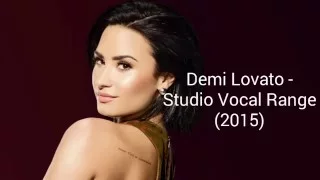 Demi Lovato - Studio Vocal Range (2015) [Eb3-Bb5-Eb7]