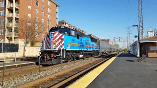 Metra 512 (SD70MACH) outbound at Morton Grove