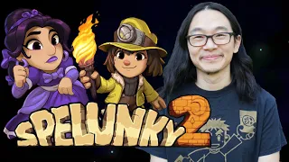 Teaching the developer how to play! - Spelunky 2 Co-op with Derek Yu