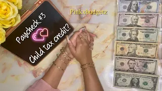 July 2021 | Cash envelope stuffing | child tax credit | pinkxbudgetz