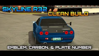 New Update Nissan Skyline GTR R32 Realistic Build Tutorial in Car Parking Multiplayer