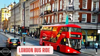 3:09 hour Aboard Double Decker Red Bus from  South to North London Join