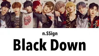 n.SSign/Black Down【カナルビ/和訳/日本語字幕】