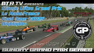 Highlights Final Race - Sunday GP Series Le Mans/France Season 1/2024 Week 12 SP2