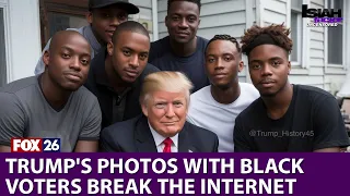 AI photos of former President Trump with Black voters go viral