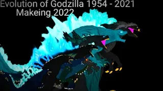 Evolution of Godzilla 1954 - 2021 Makeing 2022