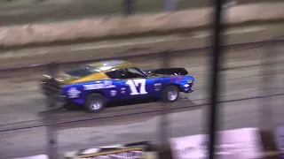 Spectator Race CRASH Ford Torino - June 8 2019 - Shawano Speedway