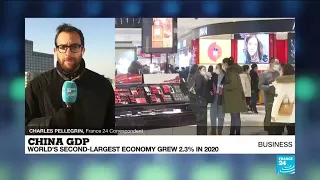 China GDP grows 2.3% in 2020, slowest in more than four decades