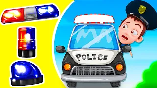 Where Is My Siren?! 🚨 Super Police  | Best Kids Songs and Nursery Rhymes