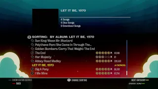 The Beatles Rock Band FGFC on Expert Bass (Setlist Scroll + Scores)