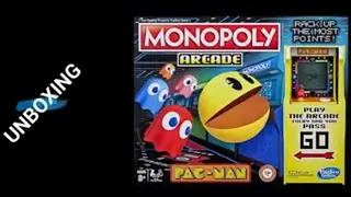 Monopoly Arcade Pac Man Board Game Unboxing