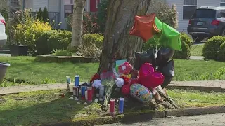 Memorial grows at site of triple homicide that killed 2 high school students, 20-year-old