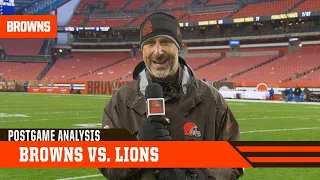 Browns vs. Lions Postgame Analysis | Cleveland Browns