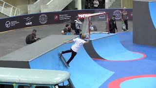 Александр Лунин - qualification @ WORLD CUP SKATEBOARDING MOSCOW 2017