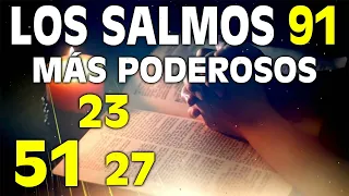 SALMOS DE LA BIBLIA HABLADOS Y CANTADOS 🙏🏻 SALMOS 91 - 23 - 27 - 17 - 51 - 121 - 93 - 4 - 32 - 46