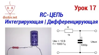 How does the integrating and differentiating RC-circuit | The most clear explanation