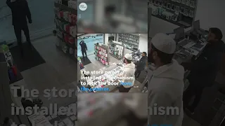 Thief's plan is thwarted by clever shop owner | USA TODAY #Shorts