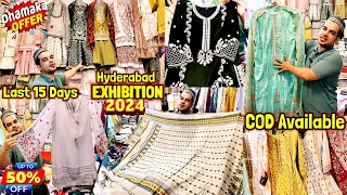 DHAMAKA OFFER:- Hyderabad Numaish Last 15 Days💥💯 Pakistani Designer Suits, Materials..