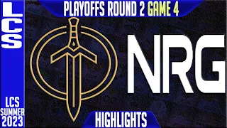 GG vs NRG Highlights Game 4 | LCS Summer 2023 Playoffs Upper RND 2 | Golden Guardians vs NRG Esports