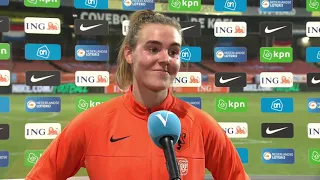 Netherlands - Germany (women) || Jill Roord post match interview || 24-02-2021 || No Sub