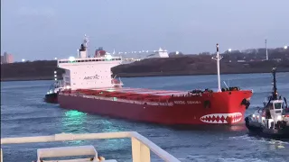 SHIPSPOTTING 2021// ARRIVAL OF  NORDIC OSHIMA( BULK CARRIER) JANUARY 2021 AT EUROPOORT, ROTTERDAM