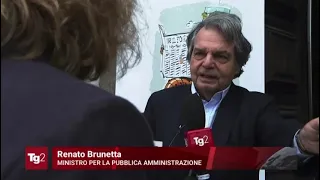 L’intervista al ministro Brunetta del #Tg2 (18 settembre 2021)
