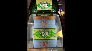 1000 tickets!!!! Big Bass Wheel Pro Arcade game #shorts #arcade #jackpot