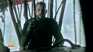 Vikings: Can you say AWKWARD? Lagertha & Kalf disagree while Floki & Ragnar catch flies.