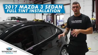 How To Tint All Windows On a 2017 Mazda 3 Sedan