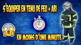 S'habiller tenu de feu + ari en moins d'une minute