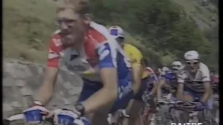 Pantani trionfa sull'Alpe d'Huez nel 1995