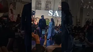 kubra Khan and Humayon Saeed entry in Lahore