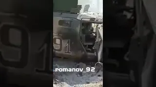 Русский военный автомобиль,, Тигр,, после подрыва на мине, все живы..Хвала Господу.