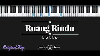 Ruang Rindu - Letto (KARAOKE PIANO - ORIGINAL KEY)