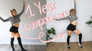 my 1 year dance progress (kpop) 💃