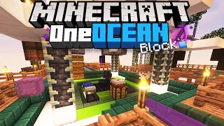 Minecraft HARDCORE na...ONE OCEAN BLOCK!🧊 #4