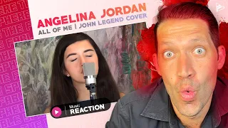 SHE IS THE ONE!! Angelina Jordan - All of Me  (John Legend Cover)  REACTION