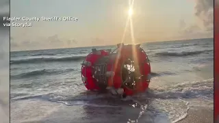 Man faces federal charges trying to get human-sized hamster wheel across Atlantic Ocean