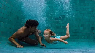 KIDS LEARN TO SWIM! Inspiration from Around the World! Kids and Baby Swim Lessons Underwater Routine