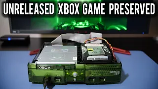 I dumped and preserved an UNRELEASED Original XBOX game