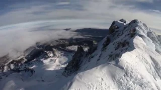 Mt Hood - Reid Headwall - Solo Ice Climbing