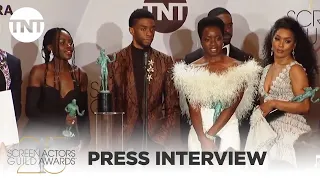 Black Panther: Press Interview | 25th Annual SAG Awards | TNT